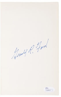 Gerald Ford Autographed "Report of the Warren Commission" Book (JSA)